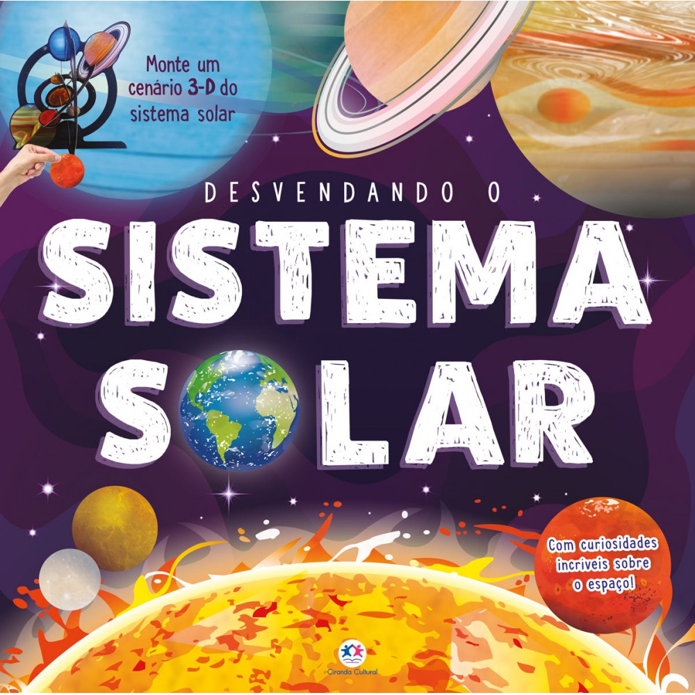 Livro Cartonado Desvendando o sistema solar em Oferta na Shopee