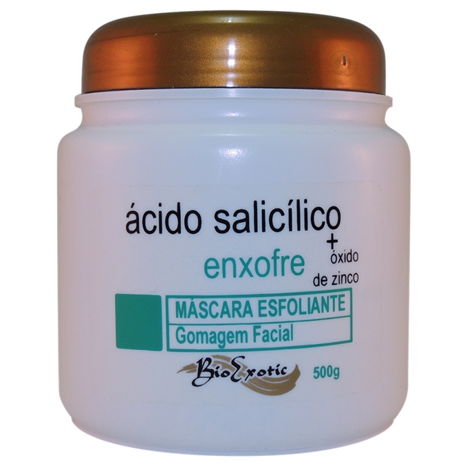 Máscara Esfoliante Gomage Facial com Ácido Salicílico, Enxofre e Óxido de Zinco 500g Bioexotic