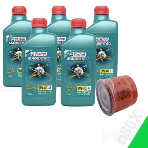 KIT TROCA DE ÓLEO 5W40 A3/B4 CASTROL (SANDERO  1.6 16V 2017>)