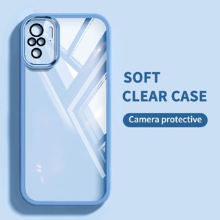 Caixa De Telefone Transparente Xiaomi POCO M5S 4G Redmi Nota 10 Pro Max 10S Câmera De Cobertura Total Com Proteção De Lente Capa De Silicone Colorida