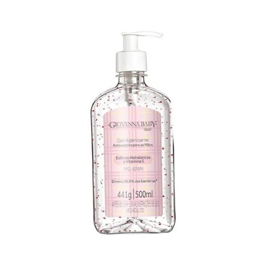 Álcool em Gel Higienizante Classic Giovanna Baby 500ml em Oferta na Shopee