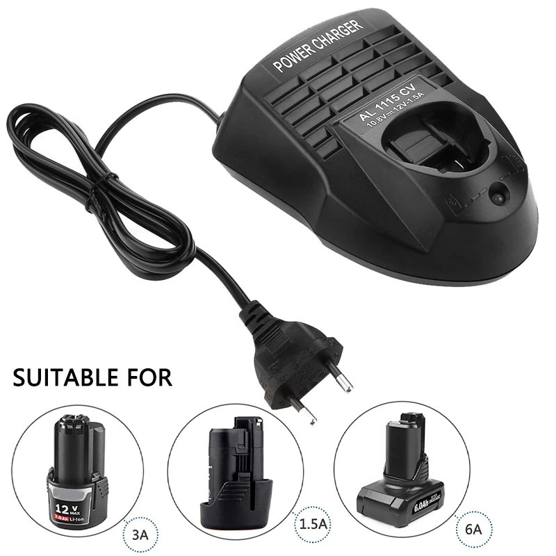 HW Carregador De Bateria Quente De Alta Qualidade AL1115CV Para Bosch 10.8V/12V BAT411 BAT412A Perfuratriz Elétrica De Íon-Lítio 2 607 336 013