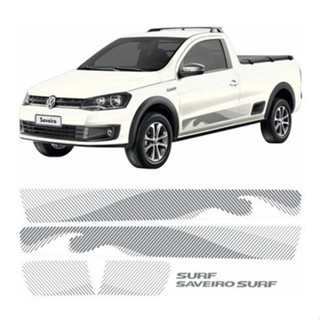 Adesivo Faixa Volkswagen Saveiro Surf 2015 2016 Grafite em Oferta na Shopee