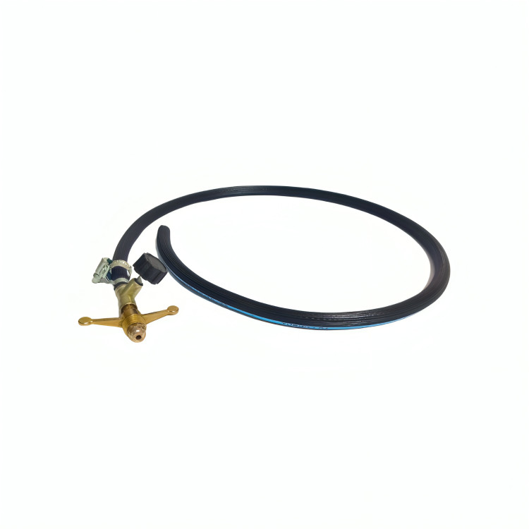 Kit Registro Mangueira Ligação Gás Completo Fogão Fogareiro Alta Pressão Com Mangueira 95cm