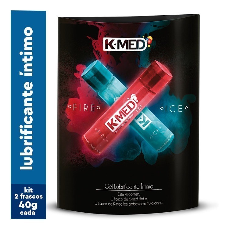 K-med Fire And Ice Gel Lubrificante Íntimo 80g Kit Com 2 Unidades em Oferta na Shopee