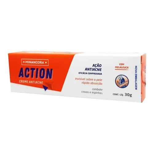 Minancora Action Antiacne 30g com melaleuca