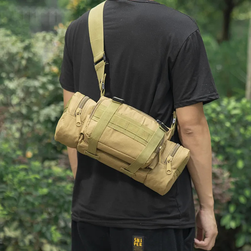 Bolsa Transversal Tática Militar Masculina Pochete Bag De Ombro em Oferta na Shopee
