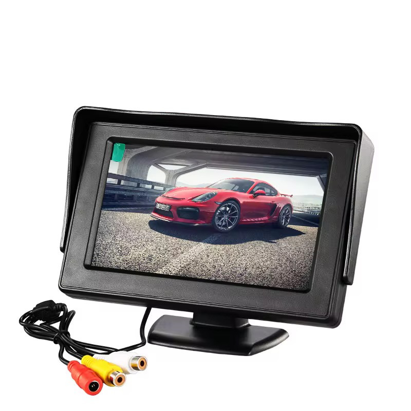 Mini Monitor Veicular LCD 4.3 Polegada Portátil Ipega em Oferta na Shopee