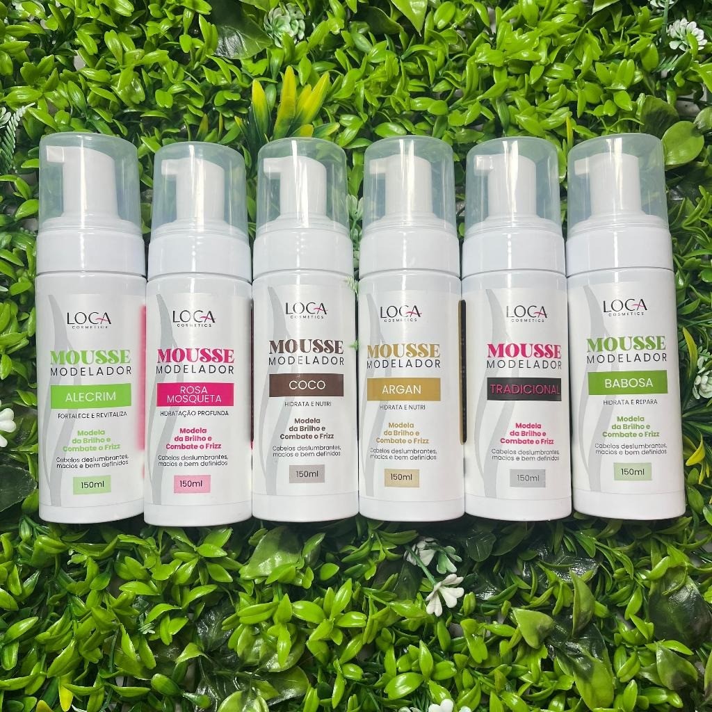 Mousse Modelador Cabelos Cacheados , Tranças e Penteados Loca Cosmetics - 150ml