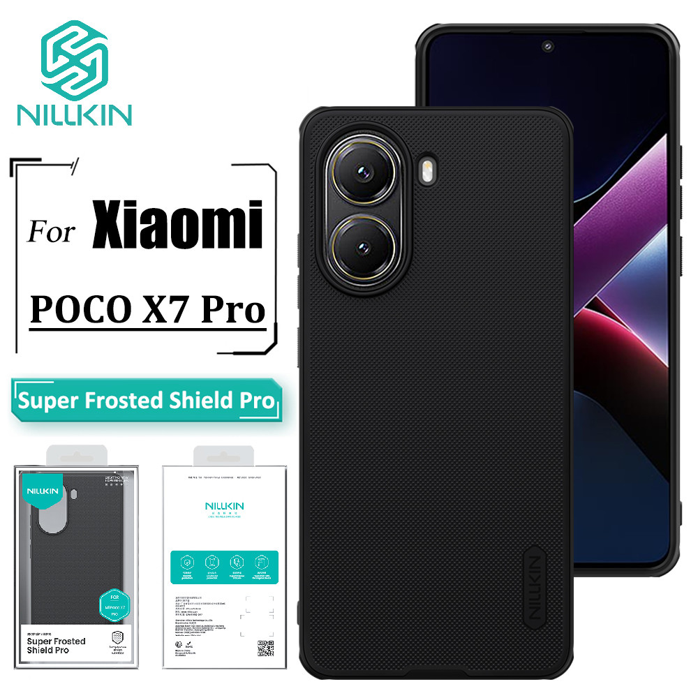 Nillkin Para Poco X7 Pro Caso Super Frosted Shield Anti Impressão Digital Capa Traseira À Prova De Choque em Oferta na Shopee