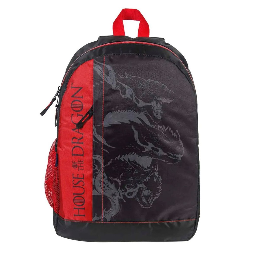 Mochila Costas Juvenil Red House Of The Dragon Escolar Dermiwill