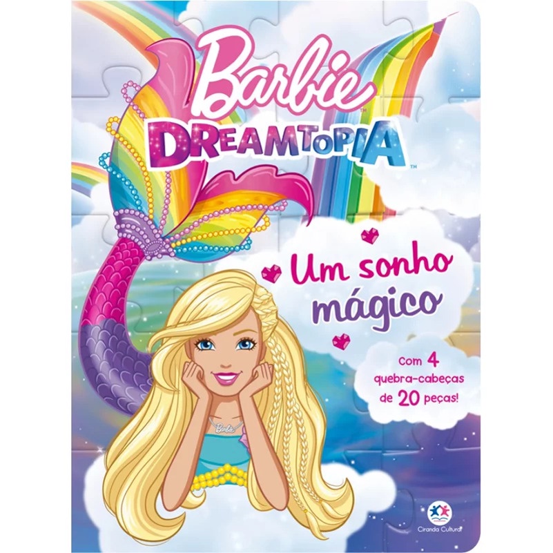Quebra-cabeça com 20 peças: Barbie - Um sonho mágico