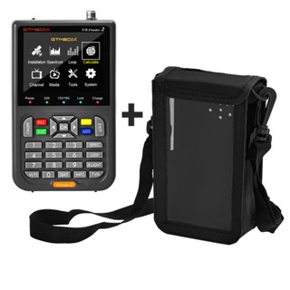 Cindy GTMedia V8 Finder2 Medidor De Sinal Do Localizador De Satélite Embutido 4000mAh Bateria Recarregável HD 1080P LCD De 3,5