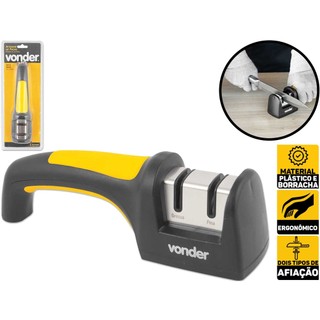 Amolador Afiador De Facas 2 Opções De Afiar Profissional Vonder 1240100200 em Oferta na Shopee