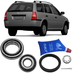 Kit Rolamento Roda Parati 88 A 2013 Tras Sem Abs Skf