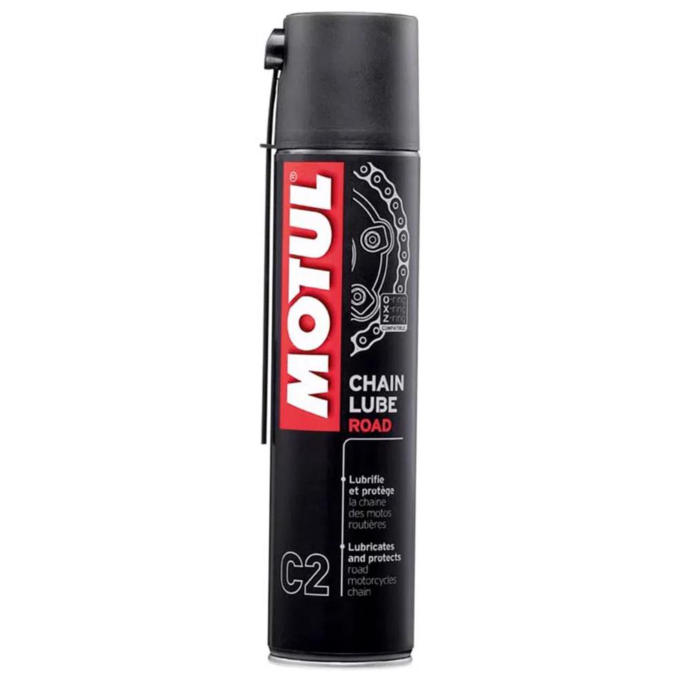 OLEO CORRENTE MOTUL CHAIN LUBE C2 ROAD 400ML em Oferta na Shopee