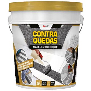 Tinta Antiderrapante Contra Quedas 250g Amarelo Demarcação Drylevis
