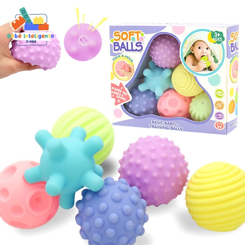Baby Toy-Bola Sensorial De Toque , Brinquedo De Rato Infantil , Massagem Kawaii Soft Ball ...