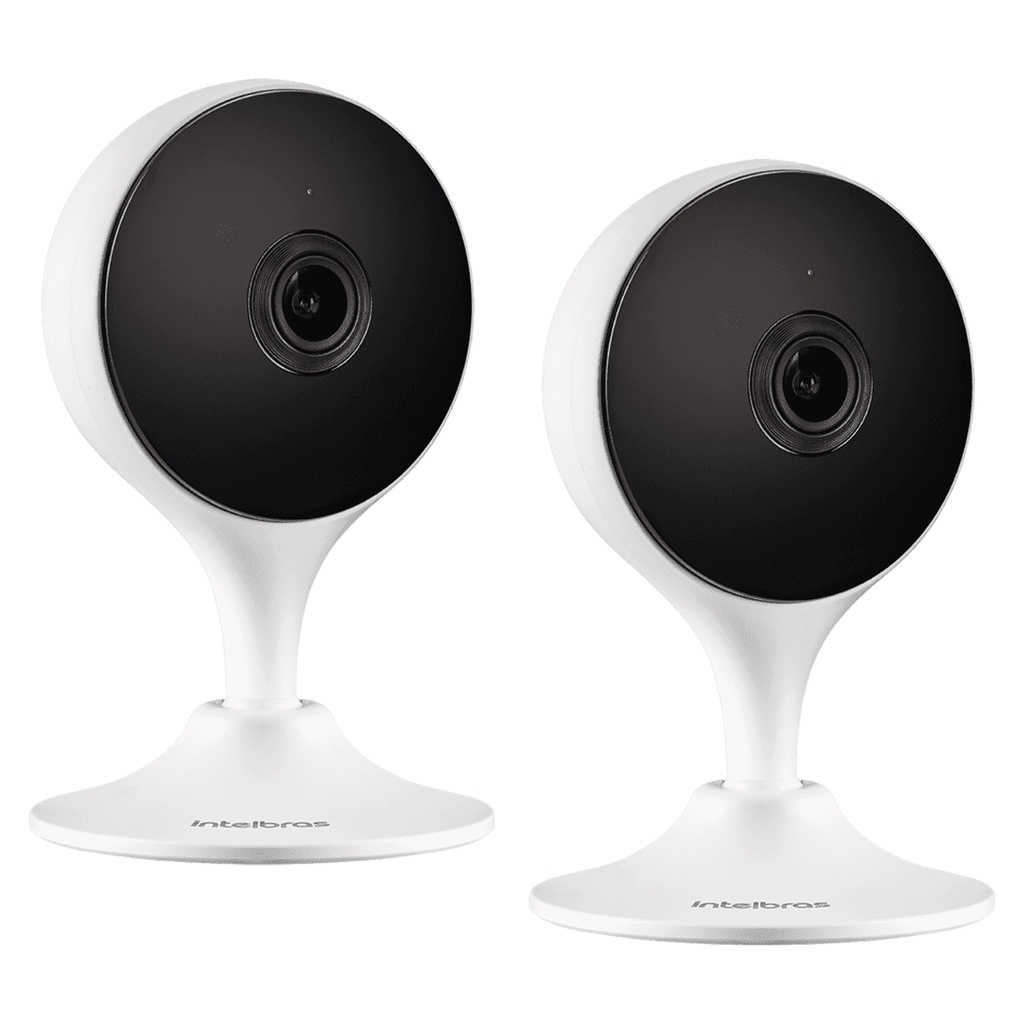 Kit 2 Câmeras De Segurança Intelbras iM3 C Wi-fi Full Hd 1080p - Cameras & Drones