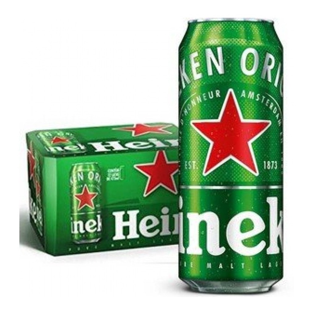 Cerveja Heineken Premium Puro Malte Lager Caixa 473ml