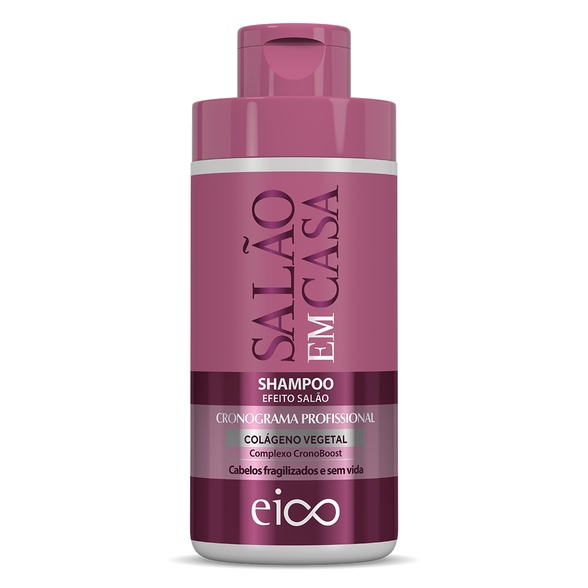 Eico Shampoo Salão Em Casa Cronograma Profissional Óleo de Argan e Fitoqueratina Sem Sal Vegano 450ml em Oferta na Shopee