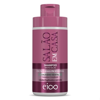 Eico Shampoo Salão Em Casa Cronograma Profissional Óleo de Argan e Fitoqueratina Sem Sal Vegano 450ml em Oferta na Shopee