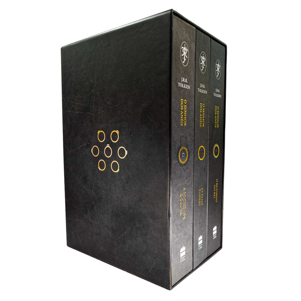 Box Trilogia O Senhor dos Anéis em Oferta na Shopee
