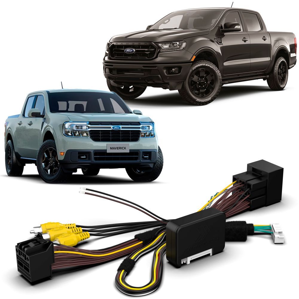 Interface Para Câmera Frontal Ford Maverik Ranger Faaftech FT-FRC-FRD2