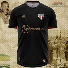 Tricolor Paulista - Camiseta do Sao paulo Preta 22/23 Camisa basica ideal para academia e esportes!!