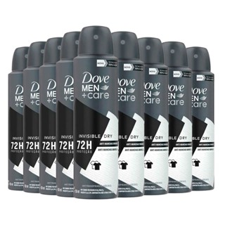 Kit Desodorante Aerosol Dove Men Invisible 150ml - 9 unidades