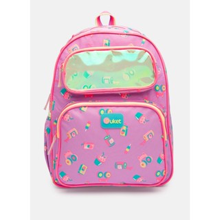 Mochila Costas Holográfico Unicórnio Kawaii - Puket