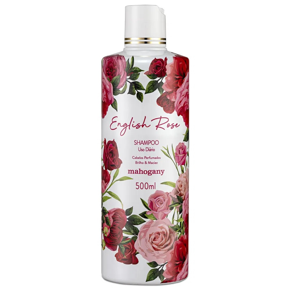 Mahogany Shampoo English Rose 500ml - Beauty