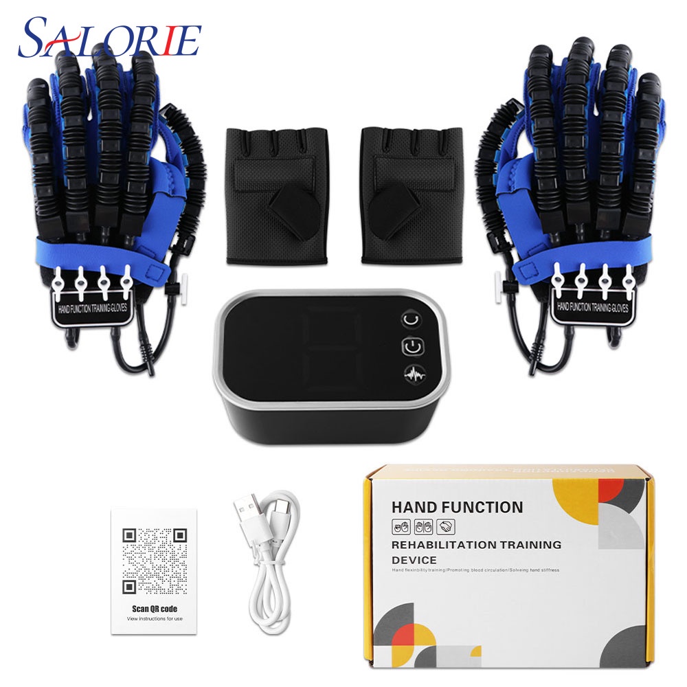 Luvas De Robô De Reabilitação Salorie Hemiplegia Dispositivo De Treinamento De Infarção Cerebral Recuperação Da Função Mão Do Exercitador De Dedo em Oferta na Shopee