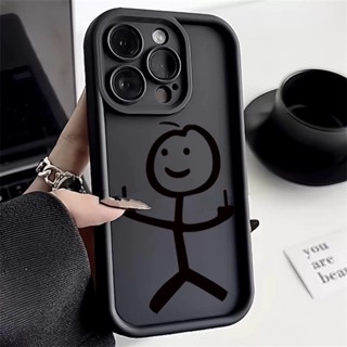 Desenho Animado Linha Simples Caixa De Silicone Para Telefone Xiaomi Redmi Nota 12 11 13 Pro Plus Turbo 11S 10S 10 9 12 12C 10C Capa Traseira À Prova De Choque