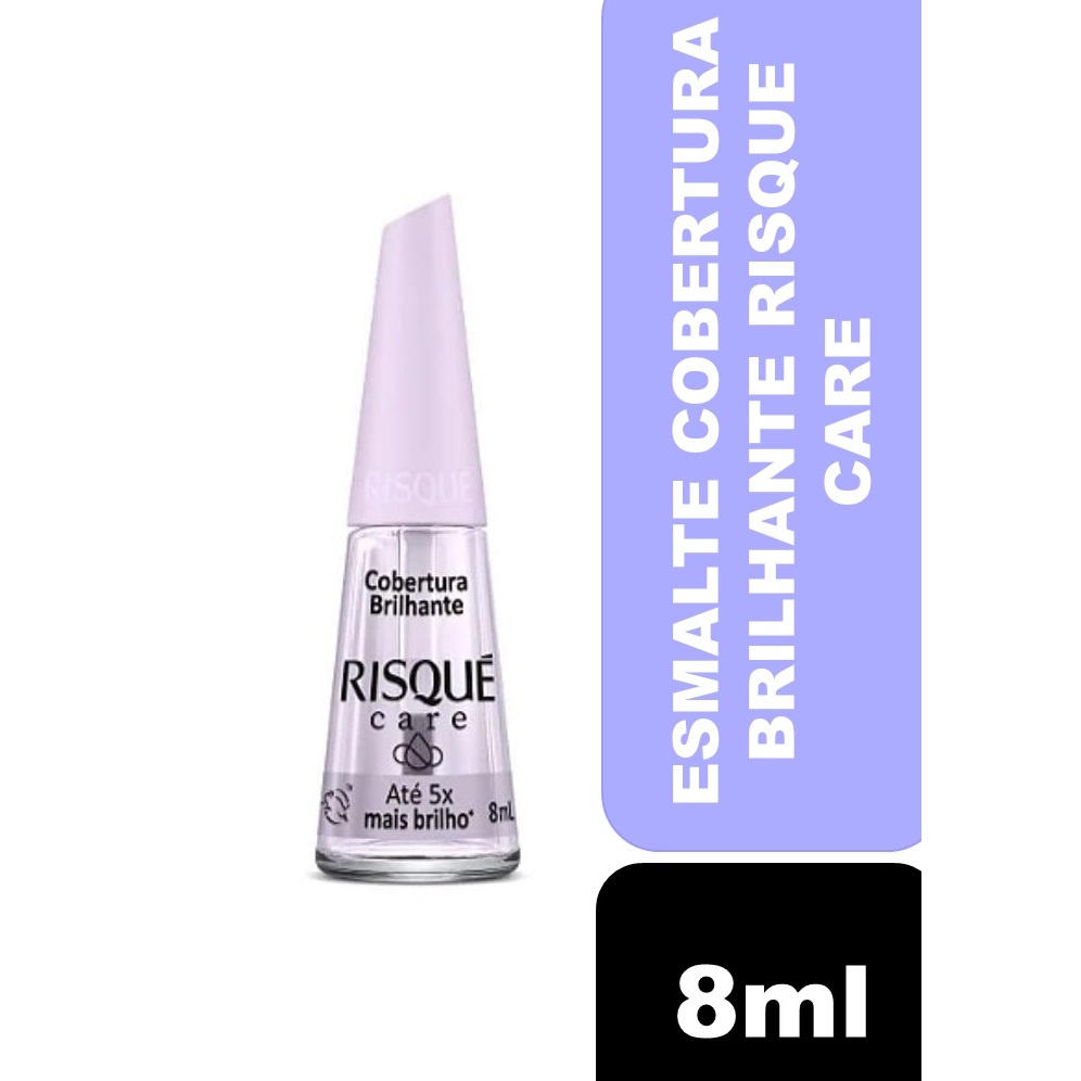 Esmalte Risqué Care Cobertura Brilhante 8ml