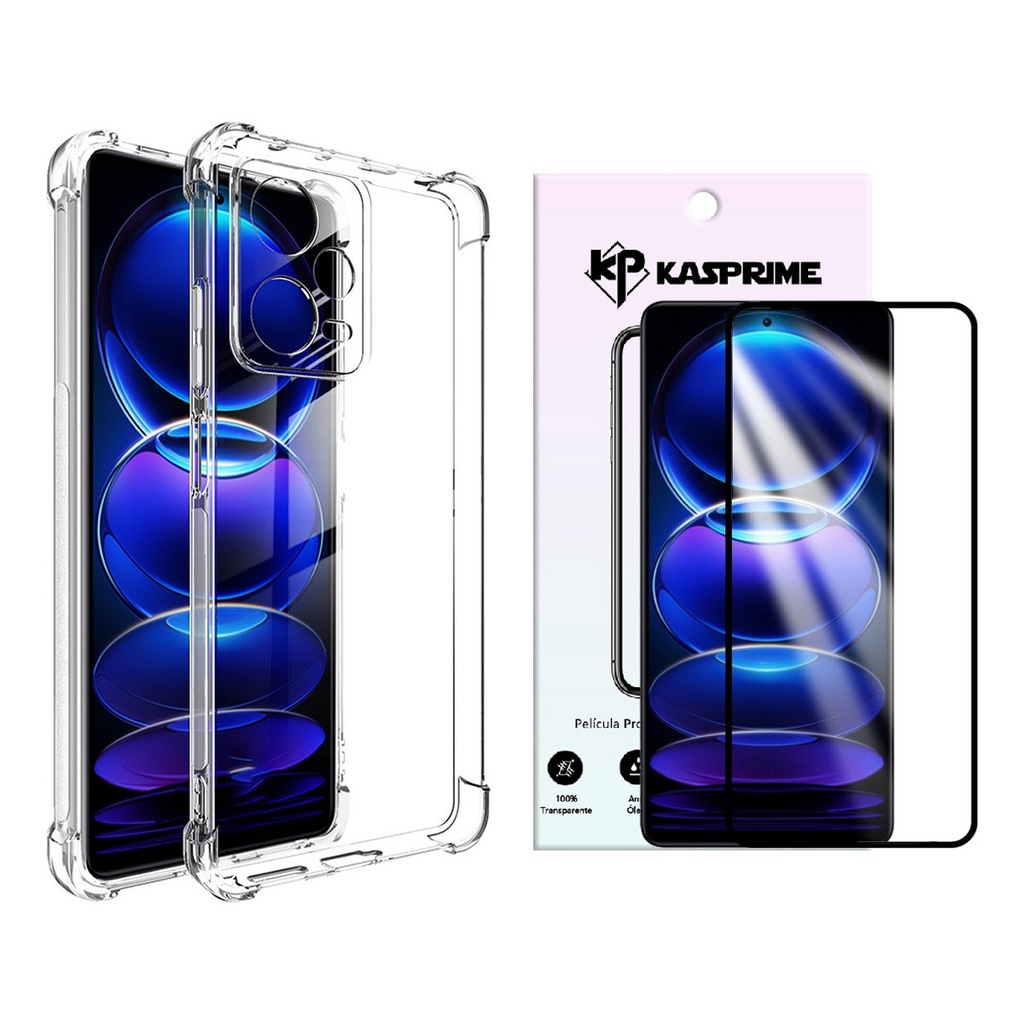 Capa Case Capinha Para Redmi Note 12 Pro 5g + Película 3D Vidro Temperado em Oferta na Shopee