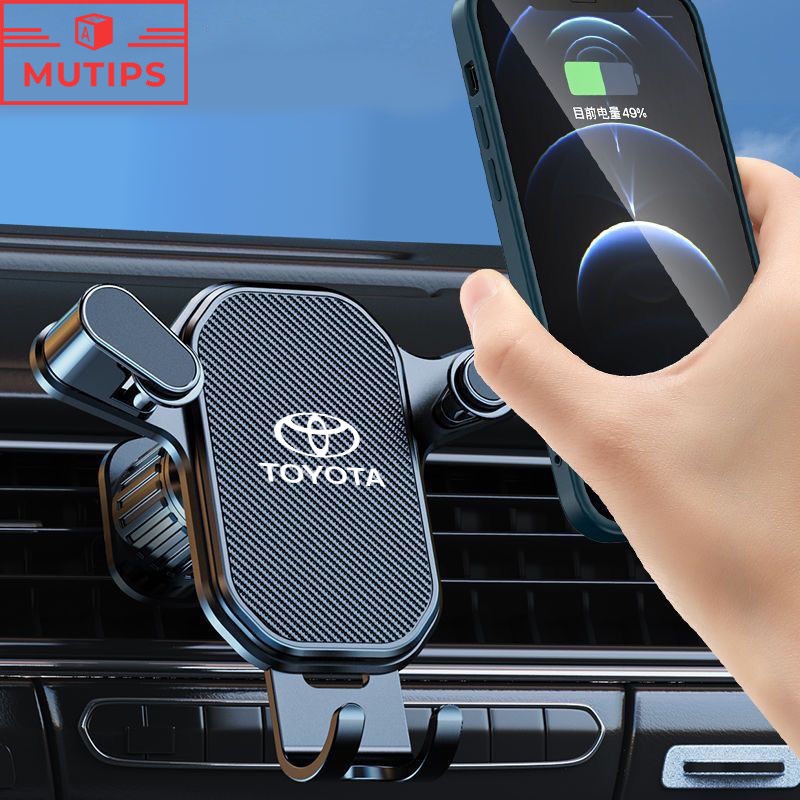 Toyota Universal GPS Suporte Telefônico Para Carros Com Rotação 360 Graus Forte Durável Corolla Cross Hilux Yaris Etios RAV4 Bandeirante