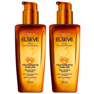 Kit Óleo Capilar Elseve L'Oréal Paris Óleo Extraordinário: Nutrição, Brilho  - 2 Unidades