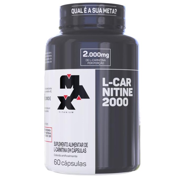L-Carnitina 60 Cápsulas - Max Titanium em Oferta na Shopee