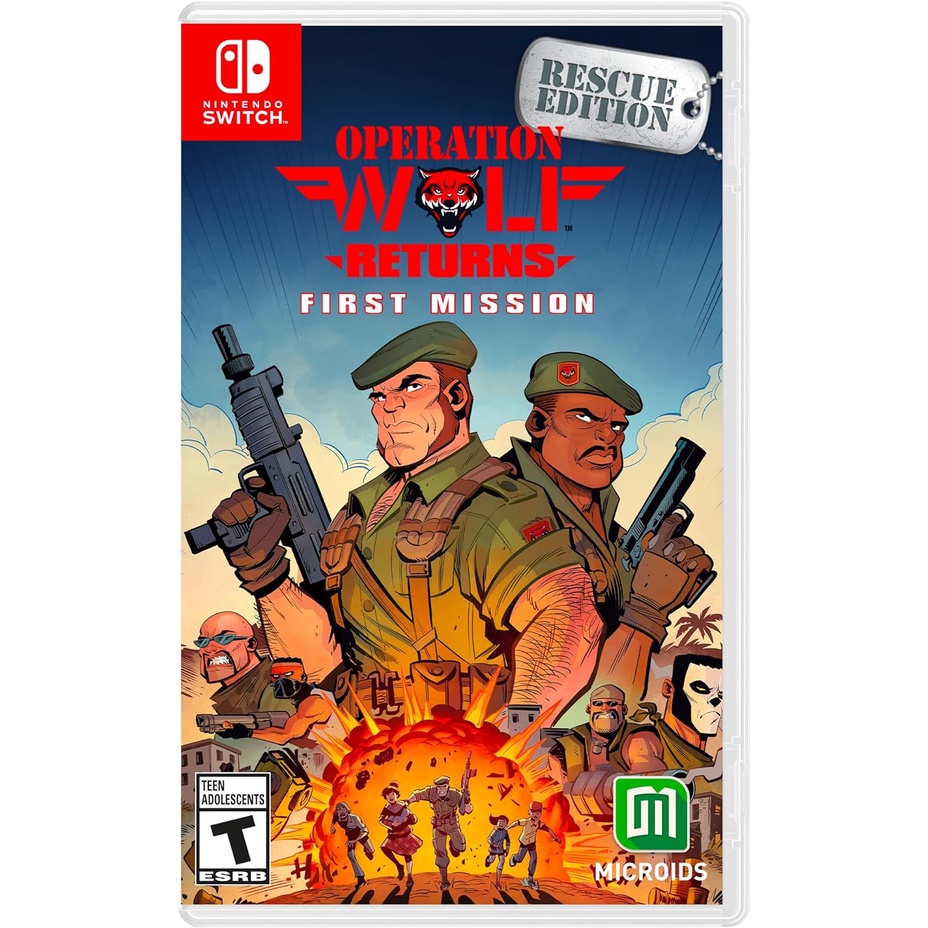 Operation Wolf Returns First Mission Rescue Edition Switch Midia Fisica em Oferta na Shopee