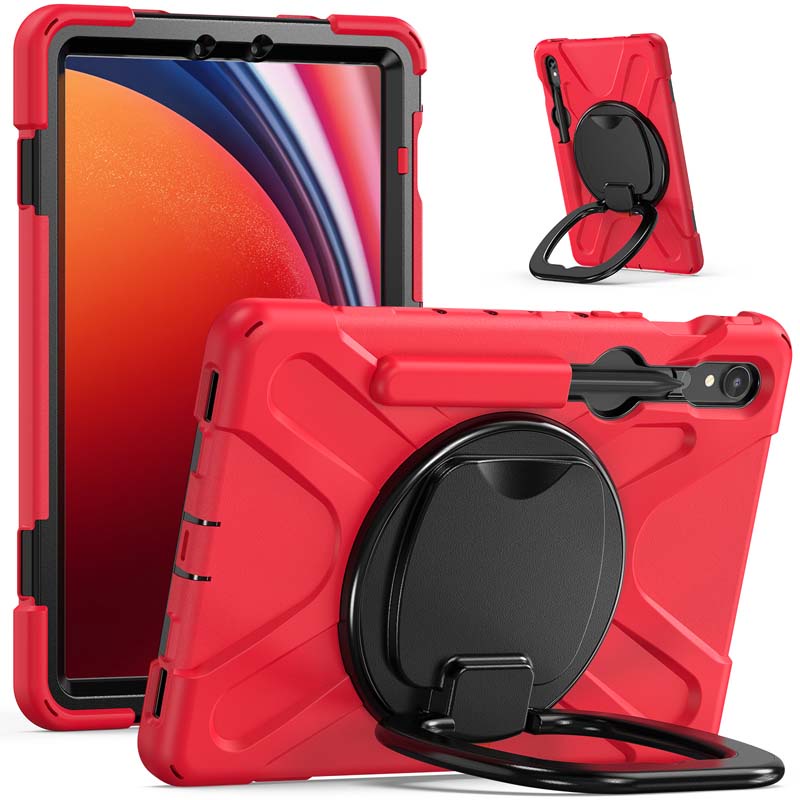 Samsung Capa anti-Queda Com Alça Para Caneta Galaxy Tab S9 FE 5G SM-X516 X510 X710 X716 X718 S8 X700 X706 S7 T876 T875 case