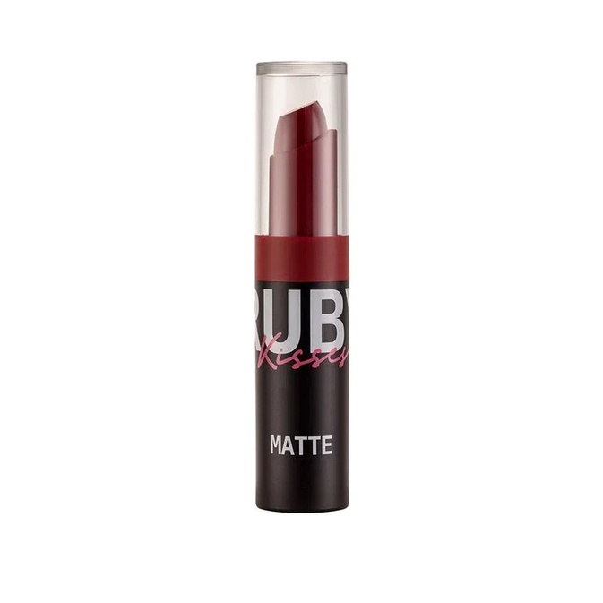 Batom Matte Ruby Kisses Kiss Red RMLS07B Kiss NY
