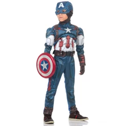 Marvel Fantasia Capitão América Infantil Peitoral Vingadores