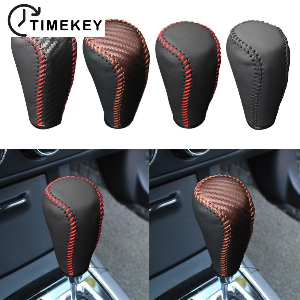 TKEY Carro De Couro Mudança De Marcha Capa De Alavanca Transmissão Para Toyota Camry RAV4 A3E3