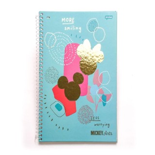 Caderno Espiral Capa Dura Mickey Smiling 10 Materias 160 Fls