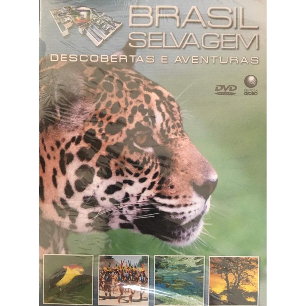 DVD: Brasil Selvagem Descobertas e Aventuras Autor: Globo Repórter (Novo, Lacrado)