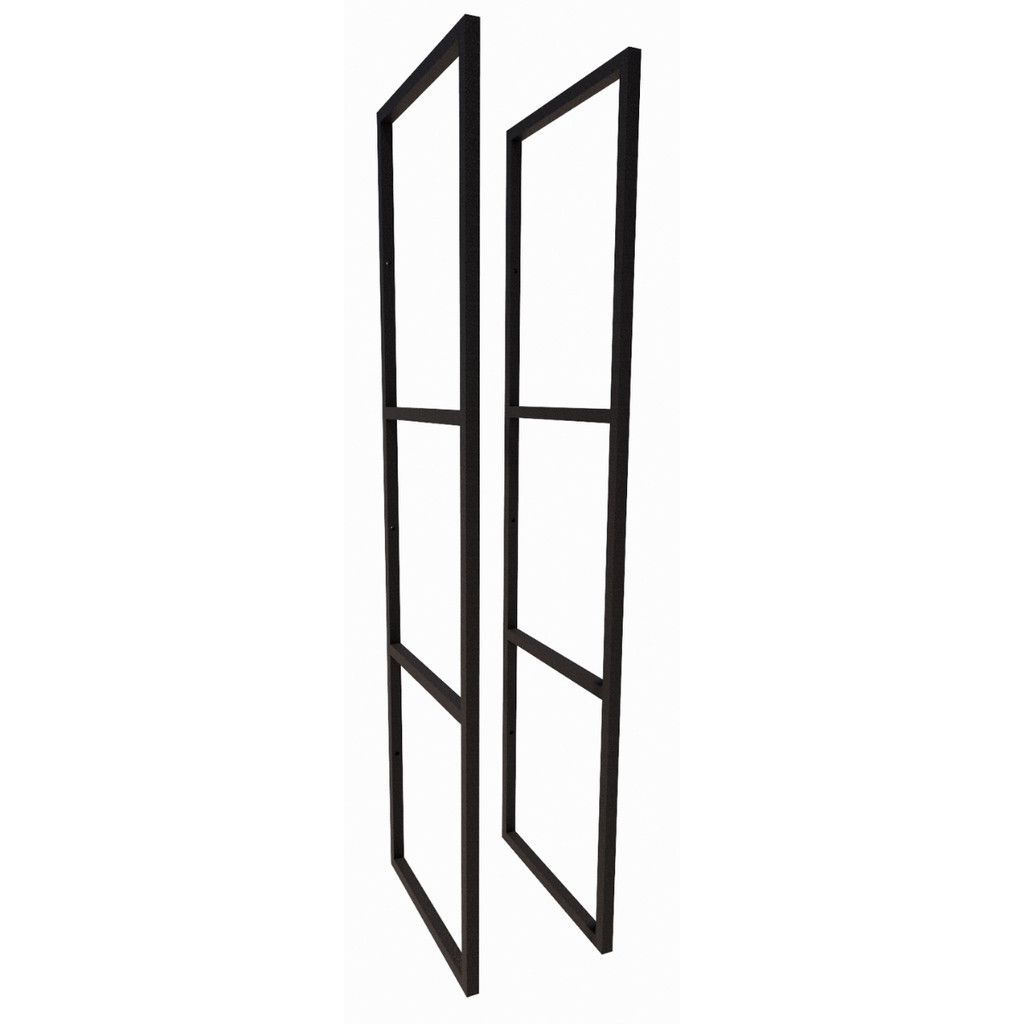 2 Suporte Prateleira Estilo Industrial Parede Teto 100x28cm