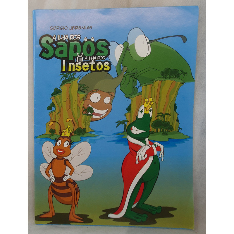 Livro A Ilha dos Sapos e a Ilha dos Insetor - Sergio Jeremias - Editora Estúdio Nanquim Incendiário