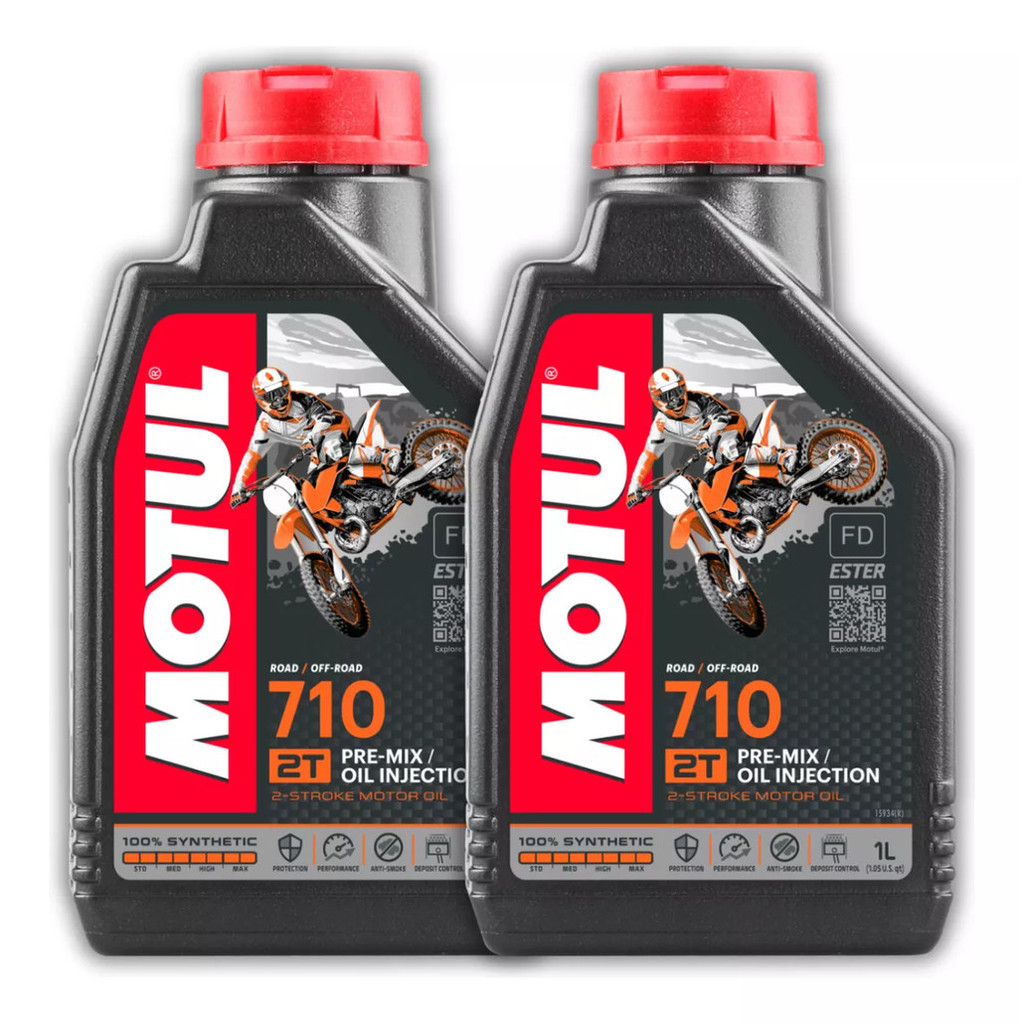 KIT 2 OLEO MOTUL 710 2T em Oferta na Shopee