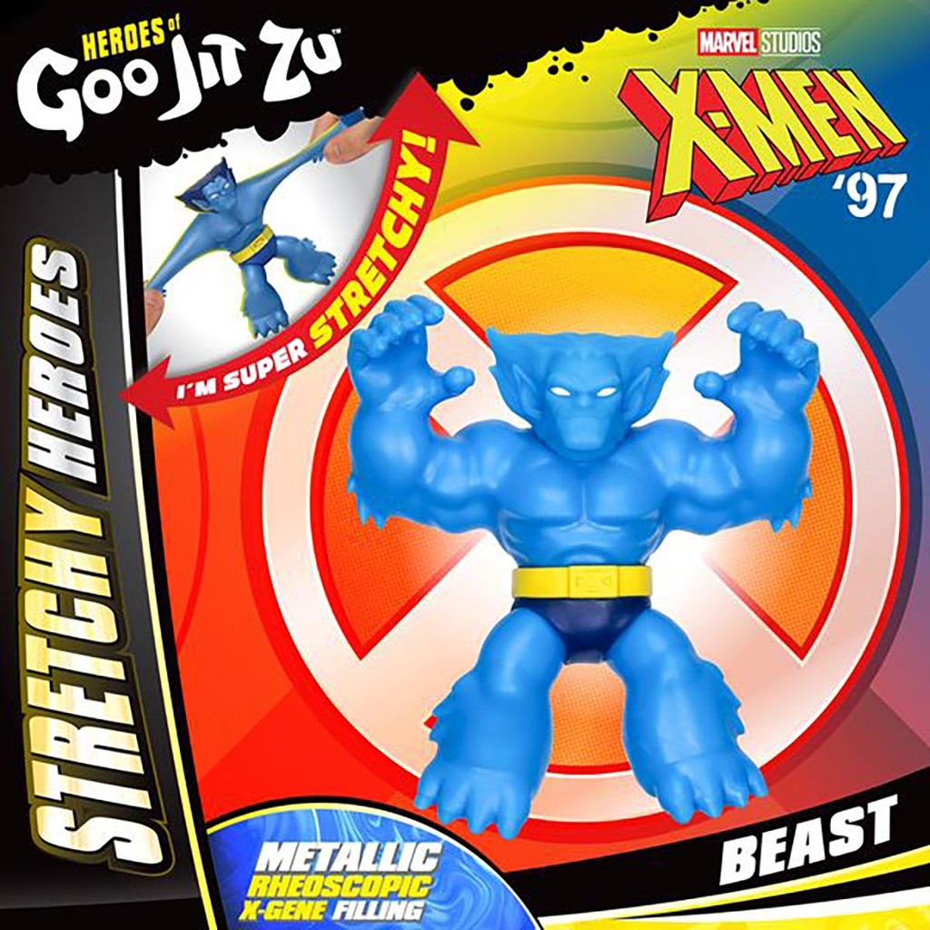 Boneco Elástico Fera de 11cm - Goo Jit Zu X-Men '97 · foto 2